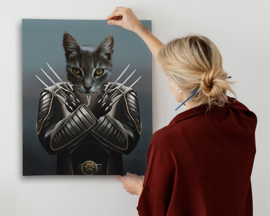 Pet Portrait Canvas - Wolverine