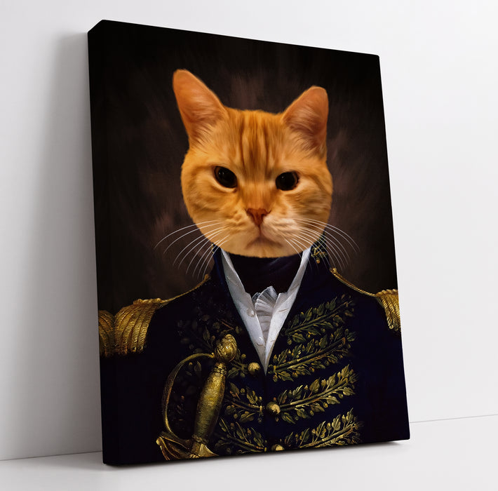 Pet Portrait Canvas - The Admiral