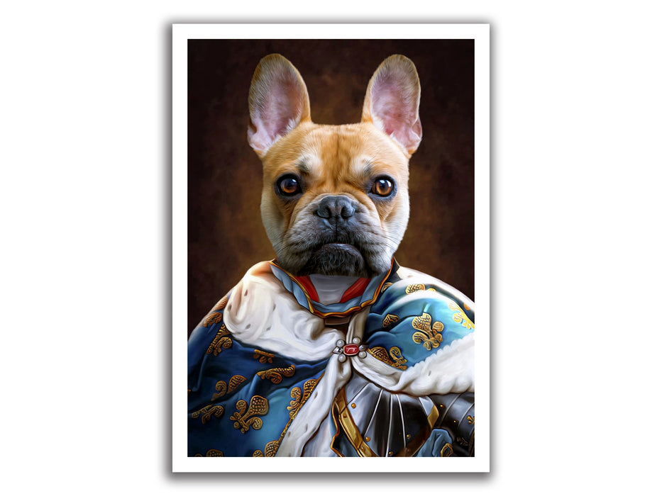 Pet Portrait Canvas - The Noble Knight