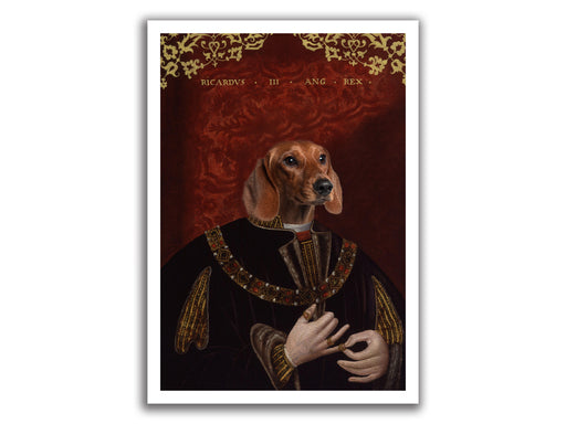 Pet Portrait Fine Art Print - The Wise Man - pet canvas art