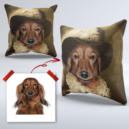 Pet Portrait Cushions - pet canvas art