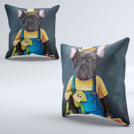 Pet Portrait Cushions - The Innocent Pup - Pet Canvas Art