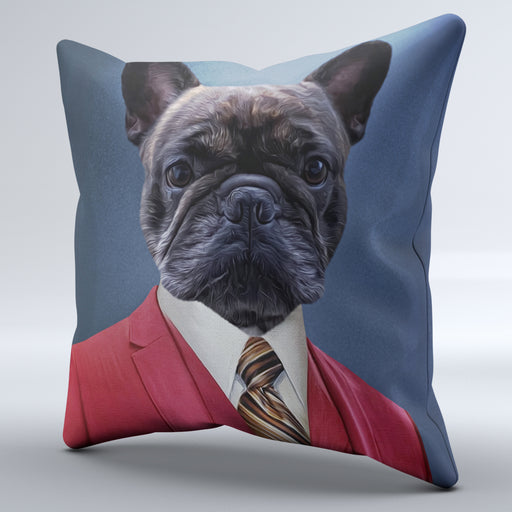 Pet Portrait Cushions - The Reporter - Pet Canvas Art