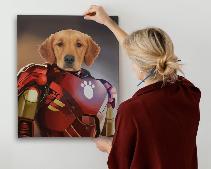 Pet Portrait Canvas - Iron Man