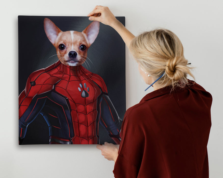 Pet Portrait Canvas - Spiderman