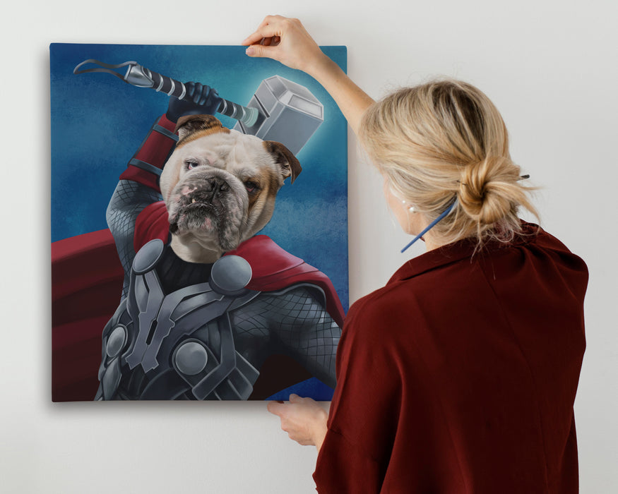 Pet Portrait Canvas - Thor