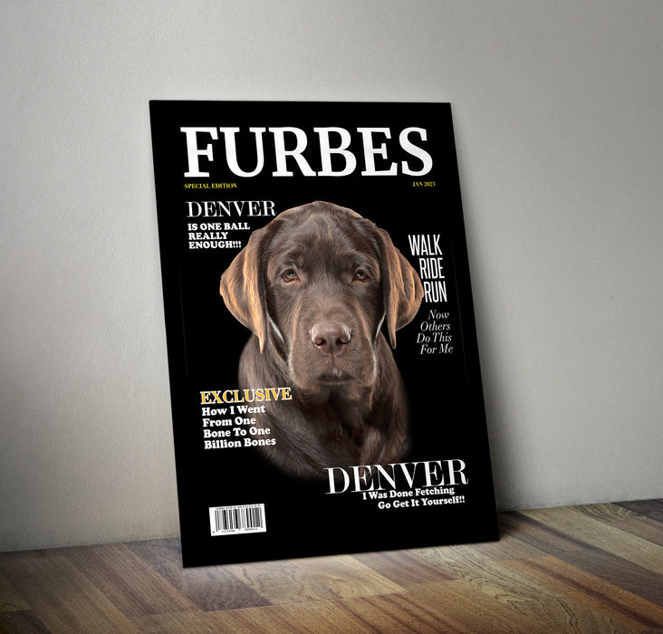 Pet Portrait Furbes Magazine Cover