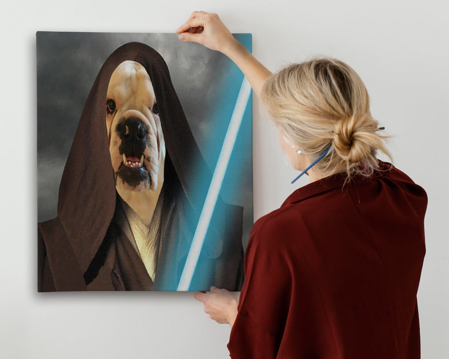 Pet Portrait Canvas - Obi-Wan