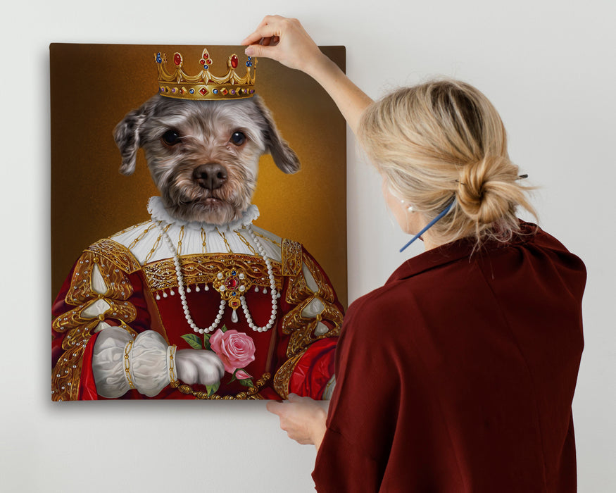Pet Portrait Canvas - Queen Of Portugal