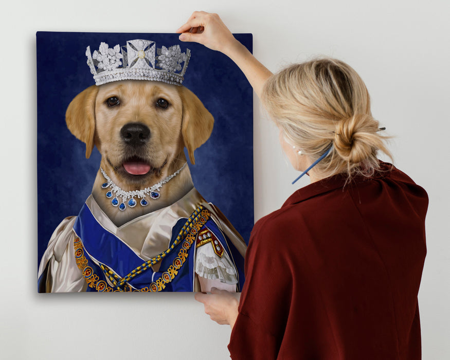 Pet Portrait Canvas - Queen Victoria