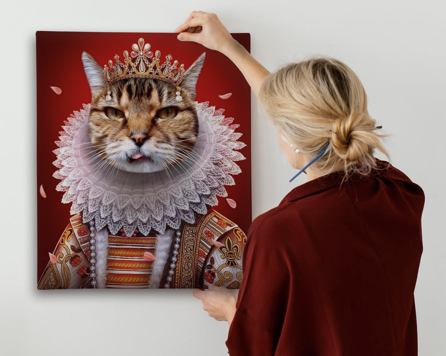 Pet Portrait Canvas - The Gorgeous Princess