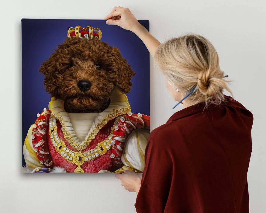 Pet Portrait Canvas - Queen Royal