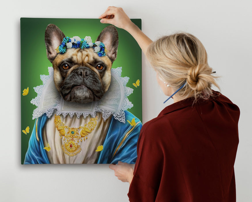 Pet Portrait Canvas - The Queen Of Sweden