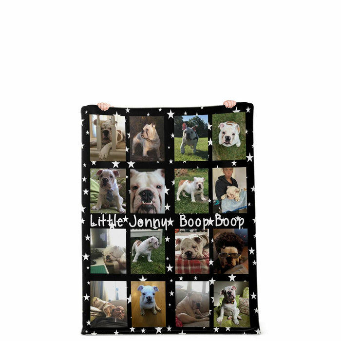 Pet Photo Fleece Blanket - pet canvas art