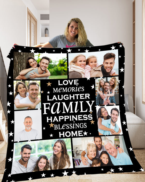 Photo Fleece Blanket - Family