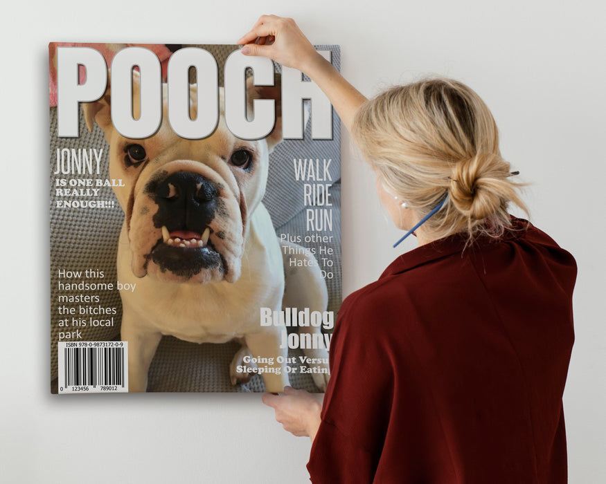 Pet Portrait Pooch Magazine Cover