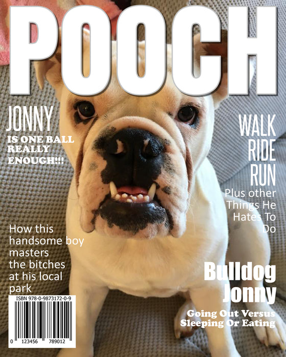 Pet Portrait Pooch Magazine Cover