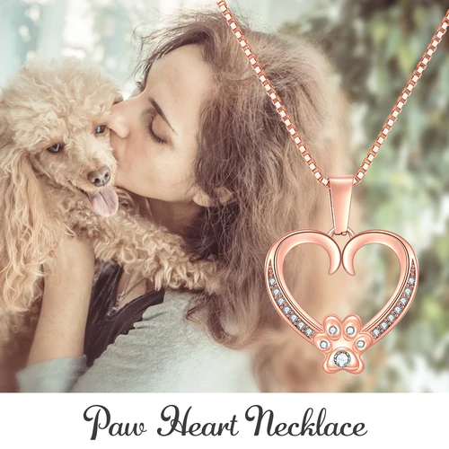 Pet Lovers Necklace Gift - Pet Canvas Art