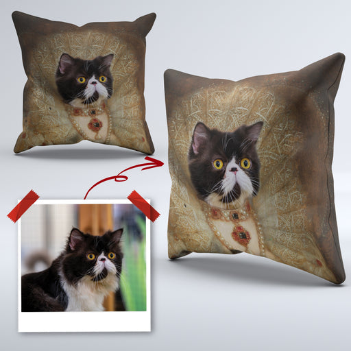 Pet Portrait Cushions - pet canvas art