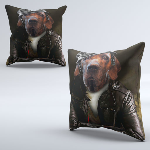 Pet Portrait Cushions - Leader of the Pack - Pet Canvas Art