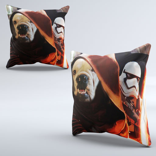 Pet Portrait Cushions - The Jedi - Pet Canvas Art