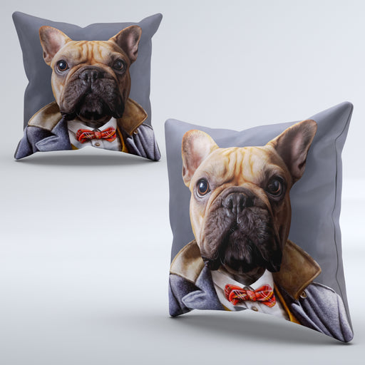 Pet Portrait Cushions - The Fashionable - Pet Canvas Art