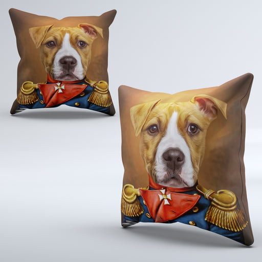 Pet Portrait Cushions - The Leader - Pet Canvas Art