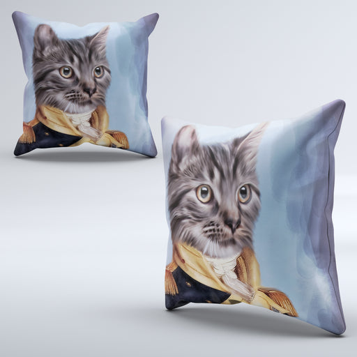 Pet Portrait Cushions - The Elegant Gent - Pet Canvas Art