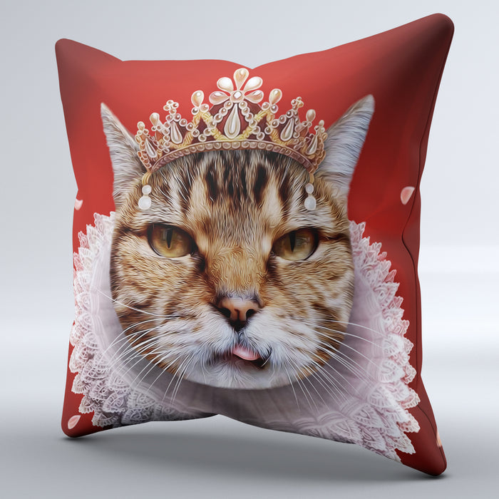 Pet Portrait Cushions - The Gorgeous Princess - Pet Canvas Art