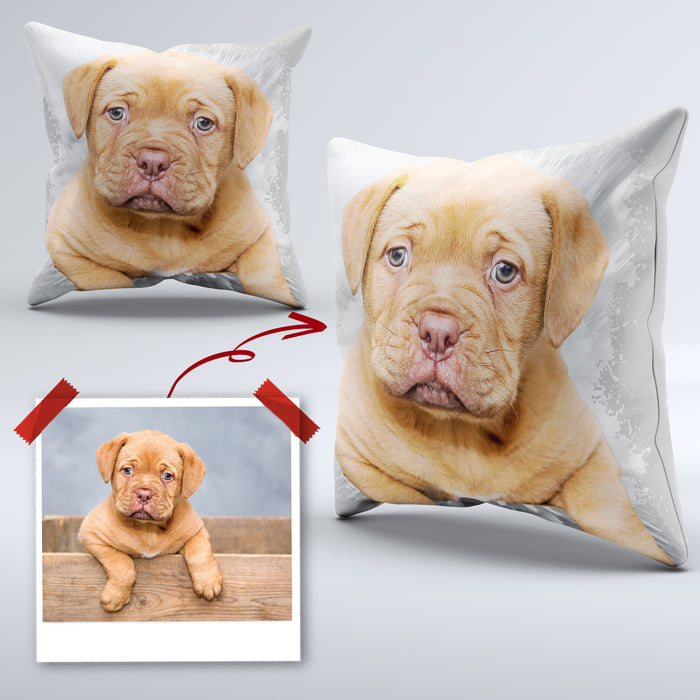 Pet Portrait Cushions Modern - pet canvas art